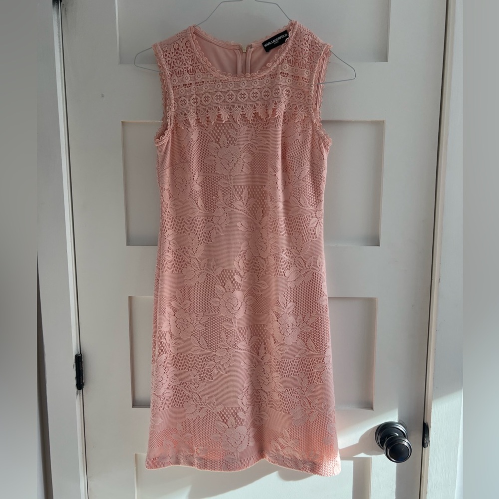 Karl Lagerfeld lace overlay dress size 4